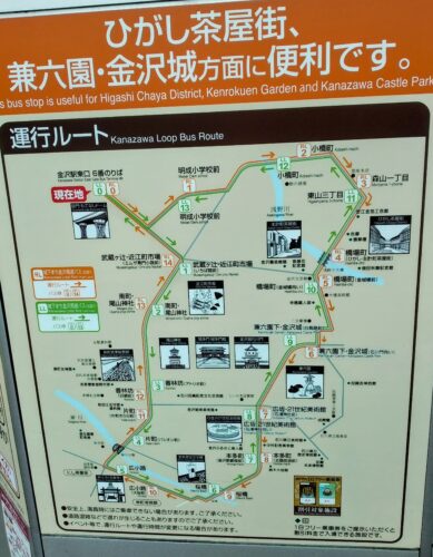 金沢周遊バス運行ルート