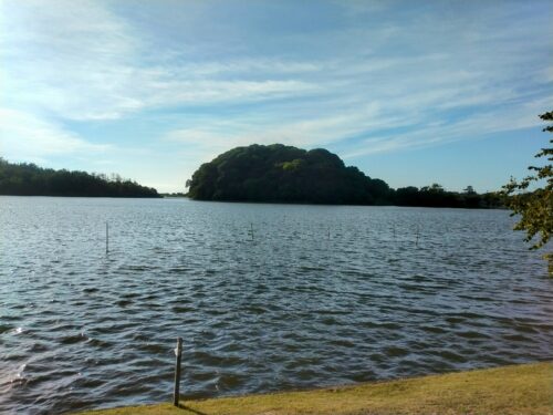 北潟湖と鹿島の森