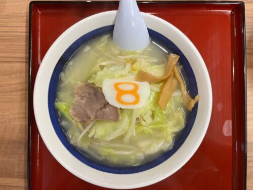 8番らーめんの野菜ラーメン