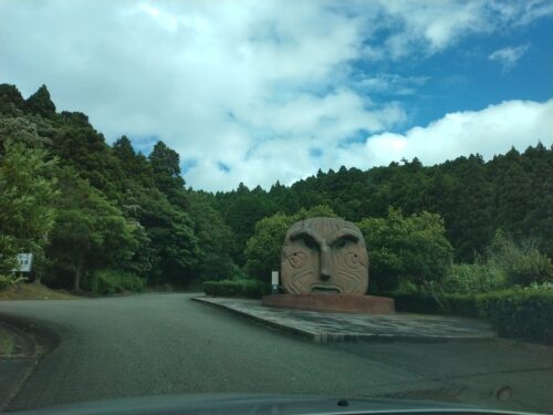 真脇遺跡にあるモニュメント