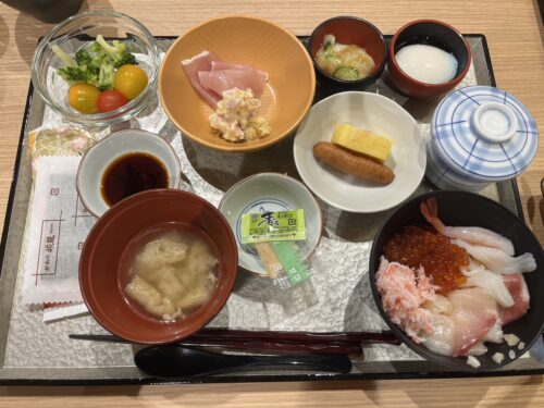 御宿野乃金沢の朝食