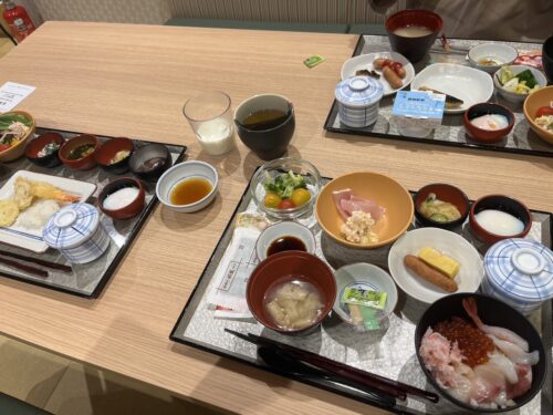 御宿野乃金沢の朝食