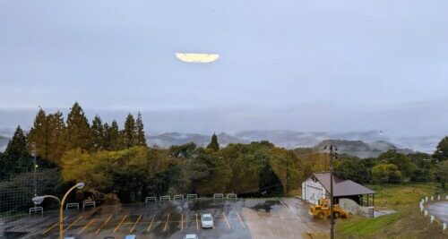 まつだい芝峠温泉雲海の駐車場