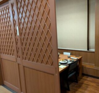 たがわ龍泉閣の個室のレストラン