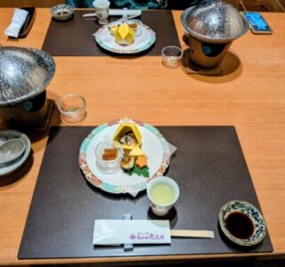 たがわ龍泉閣の会席料理