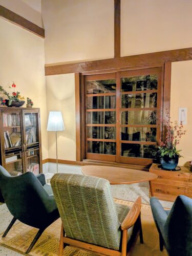 たがわ龍泉閣の休憩スペース